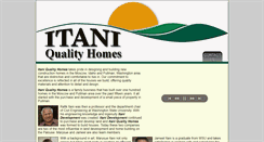 Desktop Screenshot of itaniqualityhomes.com